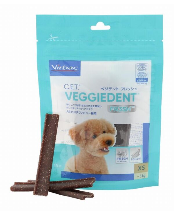 C.E.T.ベジデントフレッシュ 犬用 XS（5kgまで）15本入