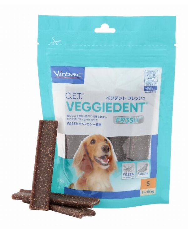 C.E.T.ベジデントフレッシュ 犬用 S（5～10kg）15本入