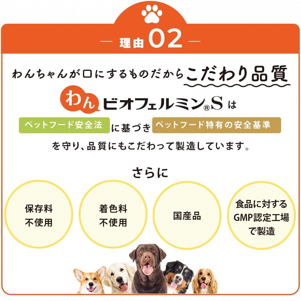 わんビオフェルミンS(犬用)40g×1袋 - 画像 (3)